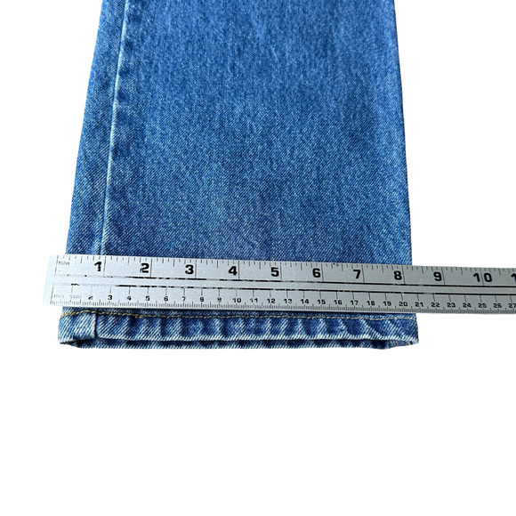 Schaefer Outfitter Ranch Hand Dungaree Jeans Men’s 34x30 Blue Denim Straight USA - Picture 12 of 12